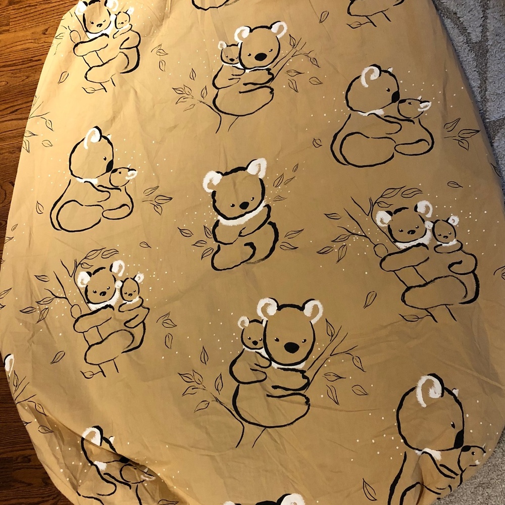 Vintage Koala Bear Full sheet set flat fitted